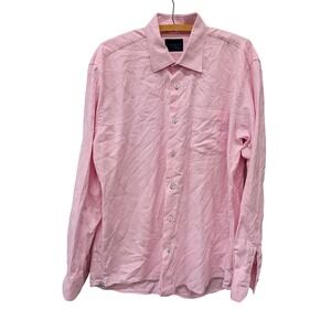 Calder Carmel Men's Pink Limited Edition 1/100 Cotton Button Down Shirt- Large